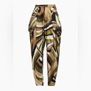 Pucci Silk cigarette Trousers size 46